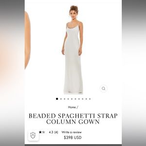 Mac Duggal beaded dress